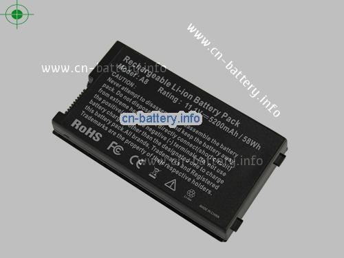 11.1V ASUS 70-NM81B1400Z 电池 5200mAh, 58Wh 