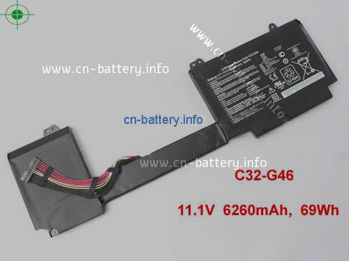 11.1V ASUS G46EI363VM 电池 6260mAh, 69Wh 