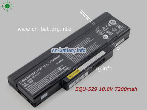 10.8V MSI MS1039 电池 7200mAh