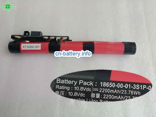 10.8V ACER NDXX1401-00-01-3S1P-0 电池 2200mAh, 23.76Wh 
