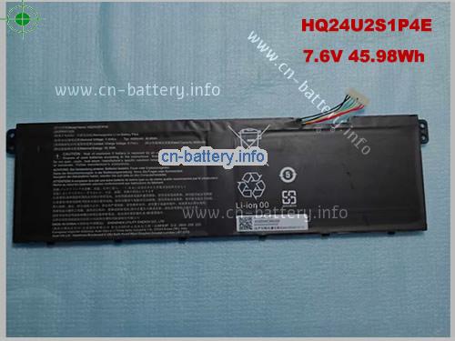 7.6V ACER HQ24U2S1P4E 电池 6050mAh, 45.98Wh 