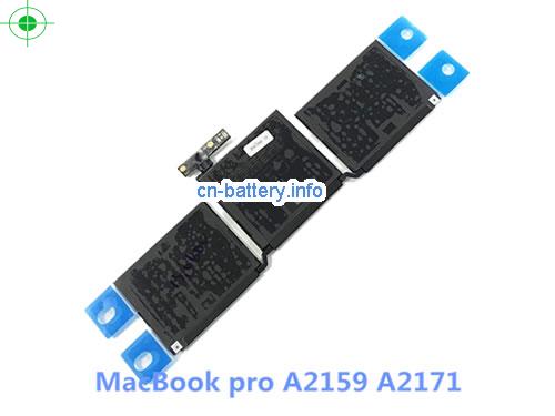 Repalcement A2171 电池  Apple Macbook Pro A2159 笔记本 11.41v 58.2wh 