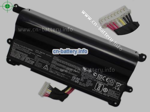 14.4V ASUS A42N1520 电池 6700mAh, 96.00Wh 