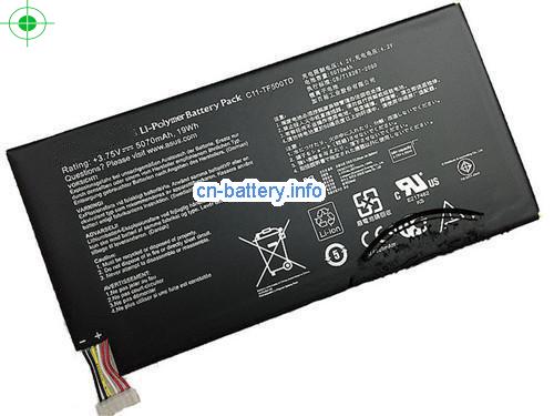 3.75V ASUS C21TF500T 电池 5070mAh, 19Wh 