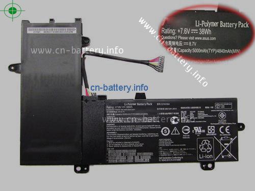 7.6V ASUS 0B200-01710100 电池 4840mAh, 38Wh 