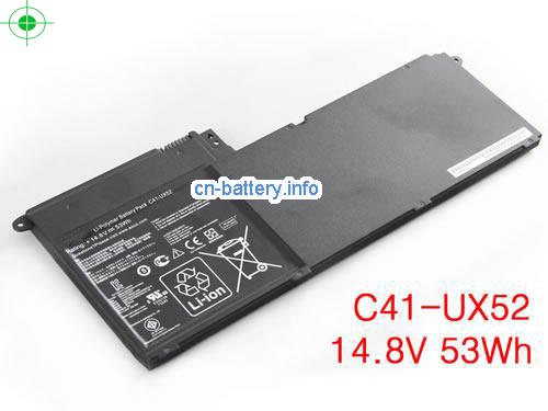 14.8V ASUS C41-UX52 电池 53Wh