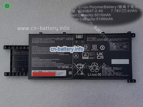 7.78V CLEVO V740BAT-2-40 电池 5010mAh, 40.00Wh 