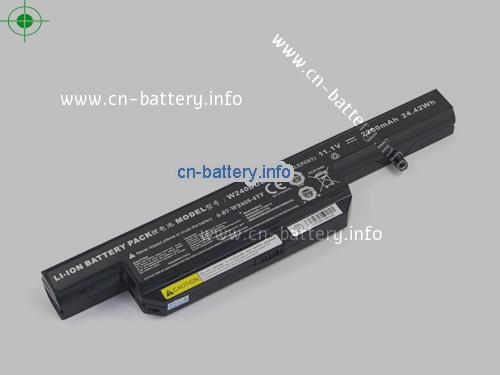 11.1V CLEVO 6-87-W240S-4PF 电池 2200mAh, 24.42Wh 