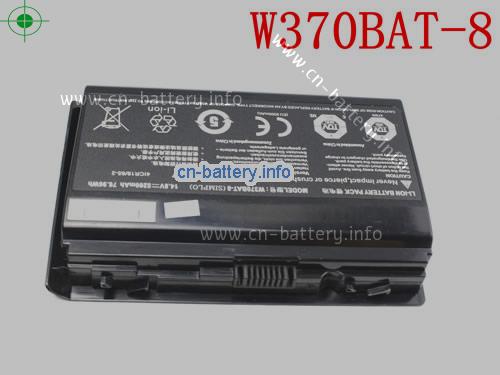 14.8V CLEVO 6-87-W37SS-427 电池 5200mAh, 76.96Wh 