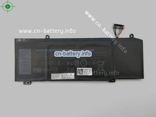 15.2V DELL HYWXJ 电池 3750mAh, 60Wh 