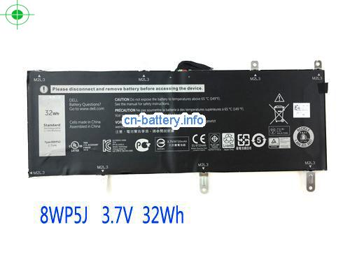 3.7V DELL 08WP5J 电池 32Wh