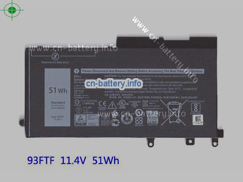 11.4V DELL 00JWGP 电池 4254mAh, 51Wh 