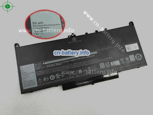 7.6V DELL 242WD 电池 7080mAh, 55Wh 