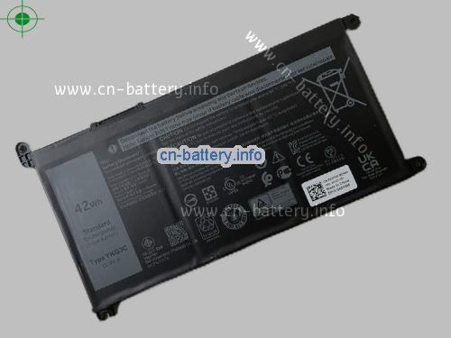 11.4V DELL YKG3C 电池 3500mAh, 42Wh 