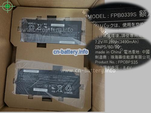7.2V FUJITSU FPB0339S 电池 3470mAh, 25.00Wh 