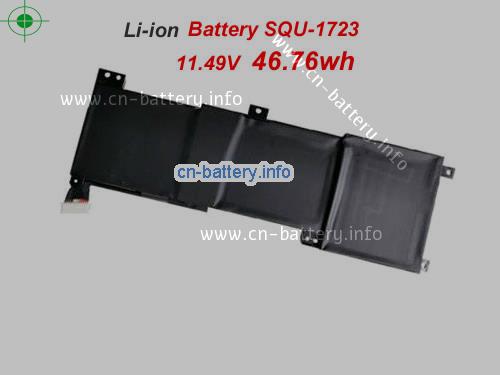 11.49V GIGABYTE SQU-1723 电池 4070mAh, 46.76Wh 