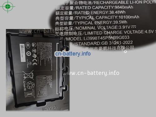 原厂 Highpower Li3998t45p8hb9g033 Tablet 电池 3.91v 39.5wh 