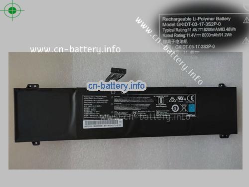 原厂 Getac Gkidt-03-17-3s2p-0 笔记本电池 11.4v 93.48wh