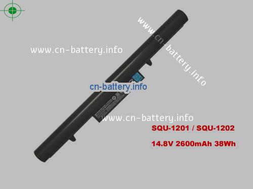 14.8V HASEE 916T2203H 电池 2600mAh, 38Wh 