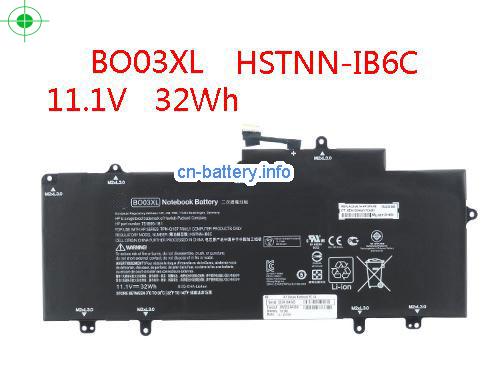 11.4V HP B003XL 电池 37Wh