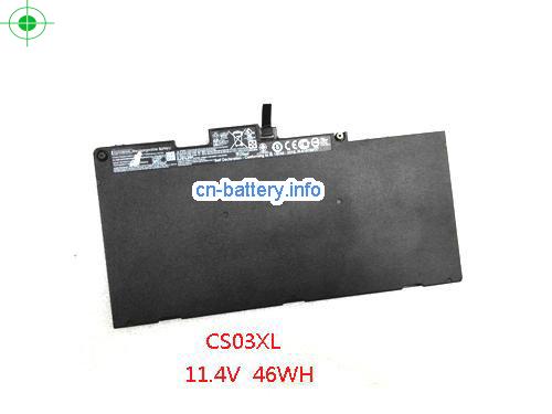 11.4V HP 800231-141 电池 46.5Wh