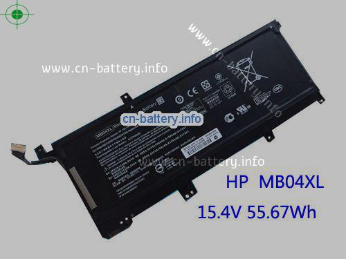 15.4V HP MBO4XL 电池 3470mAh, 55.67Wh 