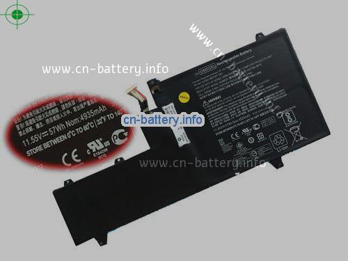 11.55V HP HSTNN-IB7O 电池 4935mAh, 57Wh 