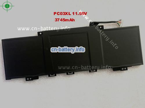 11.55V HP HSTNN-OB1W 电池 3745mAh, 43.3Wh 