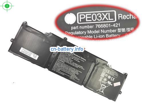 11.4V HP PE03036XL 电池 36Wh