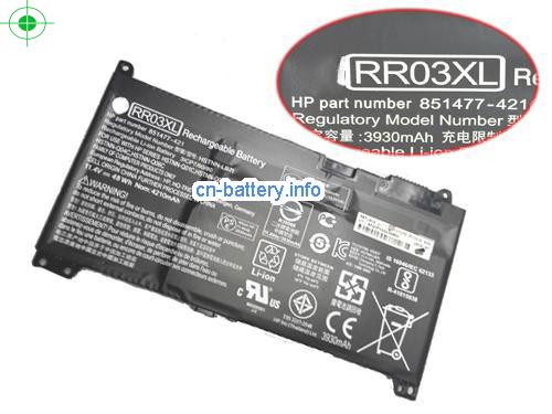 11.4V HP RR03XL 电池 48Wh
