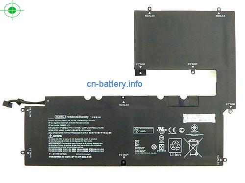 11.4V HP TPN-I114 电池 4380mAh, 50Wh 