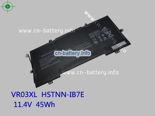 11.4V HP 816238-850 电池 3950mAh, 45Wh 