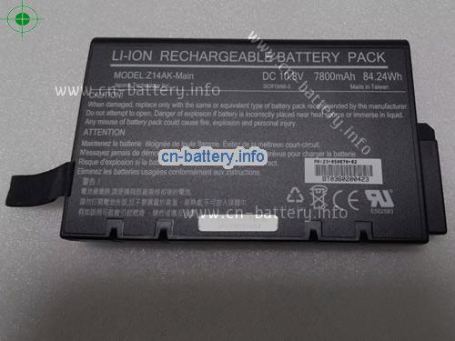 原厂 Japone Z14ak-main 电池 10.8v 7800mah 84.24wh 23+050870+02