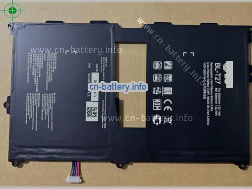 3.85V LG BL-T27 电池 6000mAh, 23.10Wh 