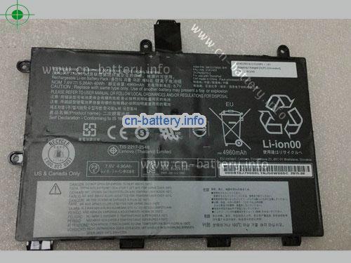 7.6V LENOVO SB10J79000 电池 5260mAh, 40Wh 