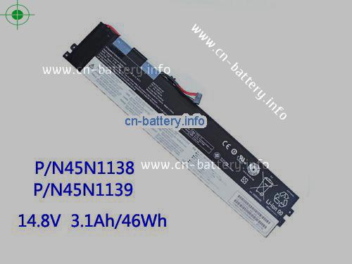 14.8V LENOVO FRU 45N1139 电池 3100mAh, 46Wh 