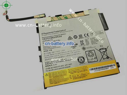 7.4V LENOVO L13M2P23 电池 4880mAh, 36Wh 