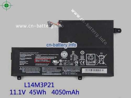 11.1V LENOVO 5B10K10236 电池 4050mAh, 45Wh 