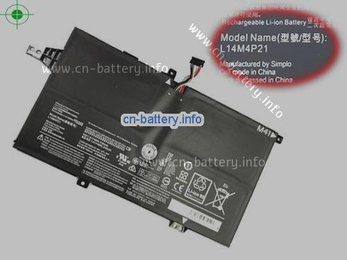 7.4V LENOVO L14M4P21 电池 8100mAh, 60Wh 