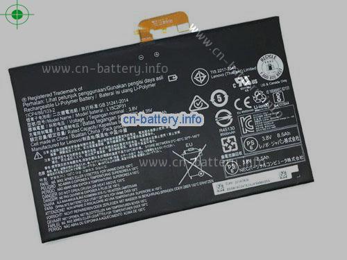 3.8V LENOVO L15C2P31 电池 8500mAh, 32Wh 