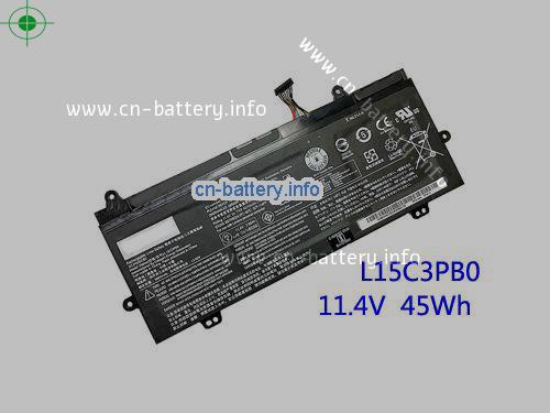 11.25V LENOVO L15C3PB0 电池 4000mAh, 45Wh 