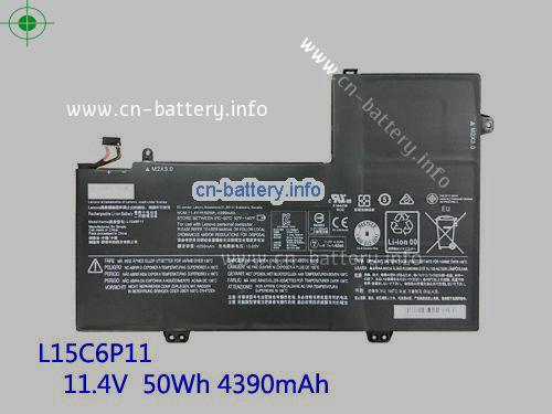 11.4V LENOVO L15M6P11 电池 4390mAh, 50Wh 