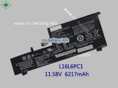 11.58V LENOVO L16C6PC1 电池 6217mAh, 72Wh 