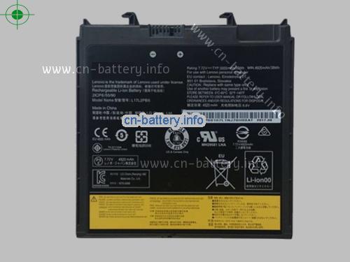 7.68V LENOVO L17L2PB5 电池 4950mAh, 39Wh 