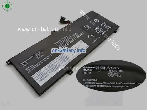 11.46V LENOVO L18M6PD1 电池 4190mAh, 48Wh 