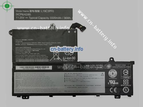 11.25V LENOVO L19C3PF0 电池 3320mAh, 36Wh 