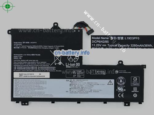 11.25V LENOVO SB10V25243 电池 3280mAh, 36Wh 