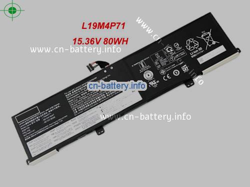 15.36V LENOVO 5B10X19049 电池 5235mAh, 80Wh 