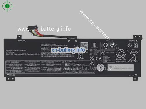 15.44V LENOVO  L23B4PK4 电池 3887mAh, 60.00Wh 