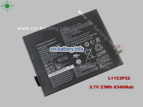 3.7V LENOVO L11C2P31 电池 6340mAh, 23Wh 